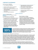 Our Governance Highlights